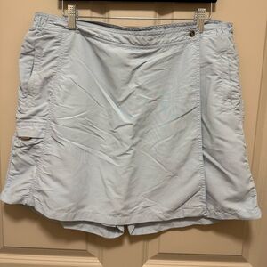 L.L. Bean Sky Blue cargo Skort